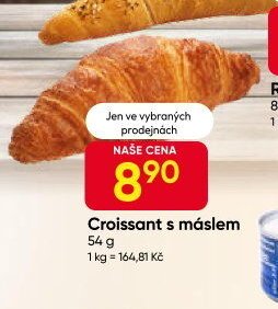 Croissant s máslem