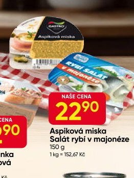 Aspiková miska Salát rybí v majonéze