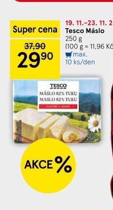 Tesco Máslo