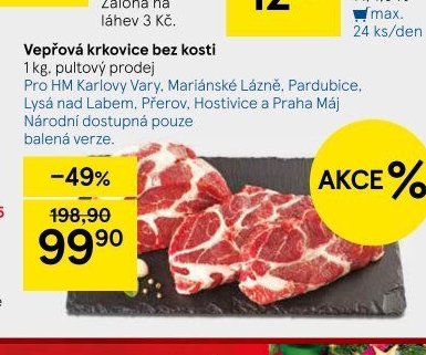 Vepřová krkovice bez kosti