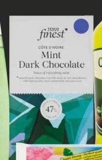 Tesco Finest Mint Dark Chocolate