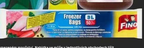 Fino Freezer Bags 3L