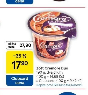 Zott Cremore Duo