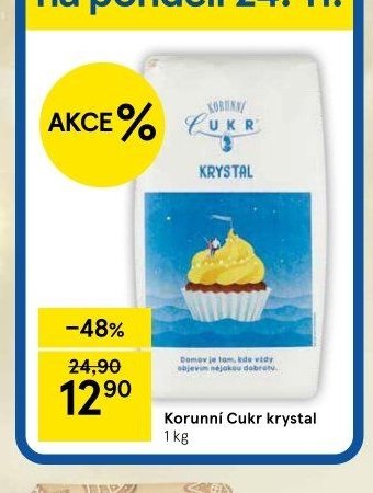 Korunní Cukr krystal 1 kg