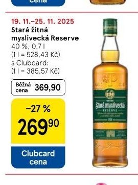 Stará žitná myslivecká Reserve