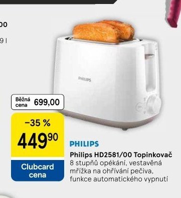 Philips HD2581/00 Topinkovač
