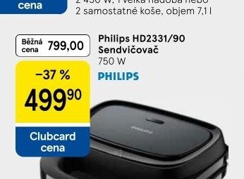 Philips HD2331/90 Sendvičovač