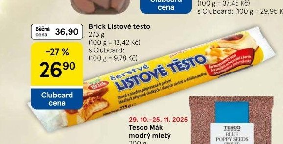 Brick Listové těsto 275 g