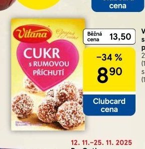 Vitana Cukr s rumovou příchutí