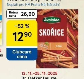 Avokádo Skořice celá