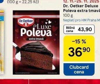 Dr. Oetker Poleva extra tmavá