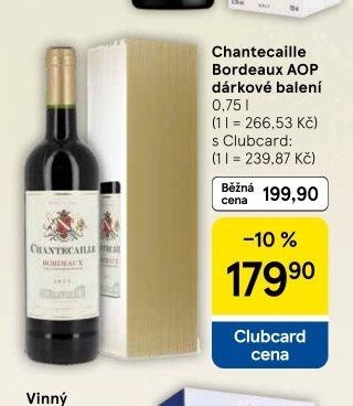 Chantecaille Bordeaux AOP dárkové balení