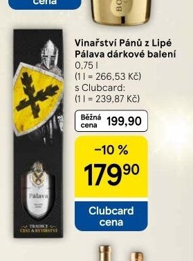 Vinařství Pánů z Lipé Pálava dárkové balení