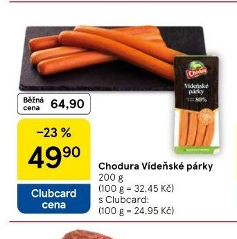 Chodura Vídeňské párky