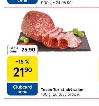 Tesco Turistický salám