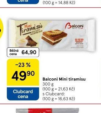 Balconi Mini tiramisu