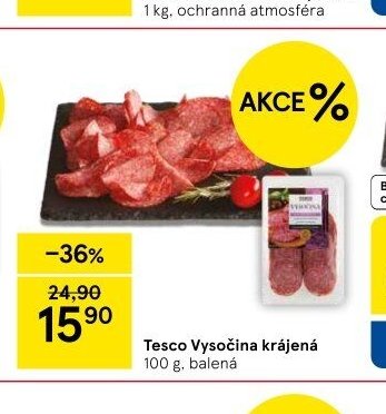 Tesco Vysočina krájená
