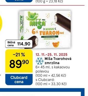 Míša Tvarohová zmrzlina