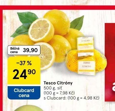 Tesco Citróny