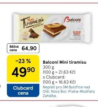 Balconi Mini tiramisu