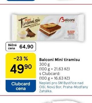 Balconi Mini tiramisu