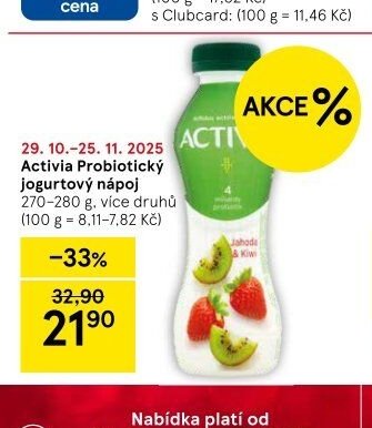 Activia Probiotický jogurtový nápoj