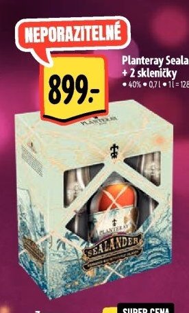 Planteray Sealander + 2 skleničky