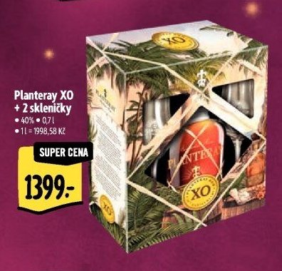 Planteray XO + 2 skleničky