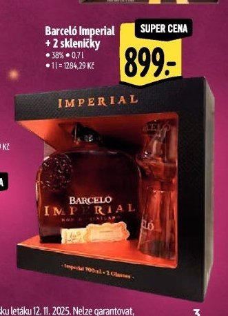 Barceló Imperial + 2 skleničky