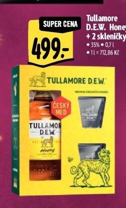 Tullamore D.E.W. Honey + 2 skleničky
