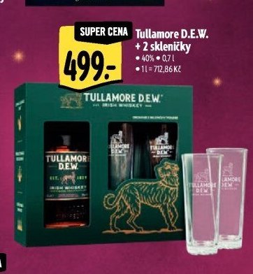 Tullamore D.E.W. + 2 skleničky