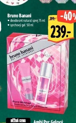 Bruno Banani deodorant natural sprej 75 ml, sprchový gel 50 ml