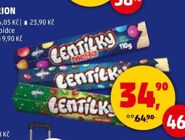 Lentilky Orion různé druhy 110/120 g