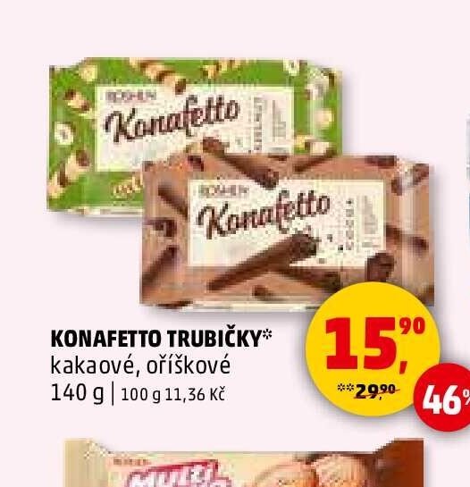 Konafetto trubičky