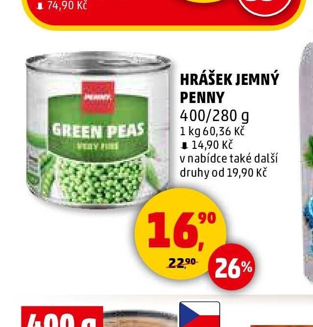 Hrášek jemný Penny
