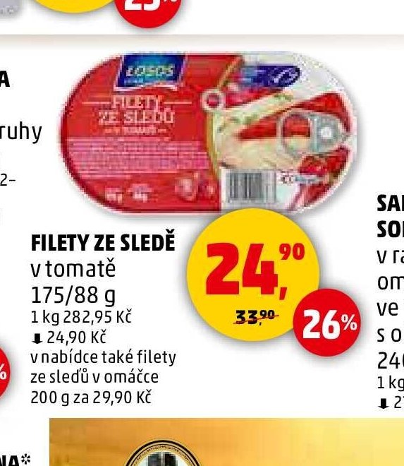 Filety ze sledě v tomatě