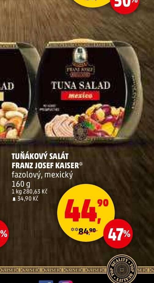 Tuňákový salát Franz Josef Kaiser
