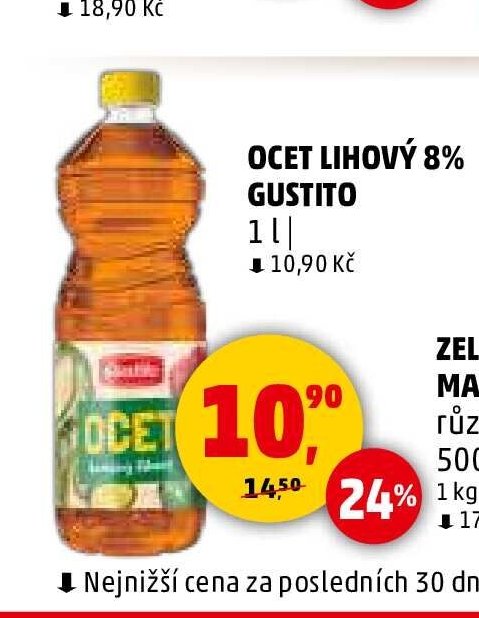 Ocet lihový 8% Gustito