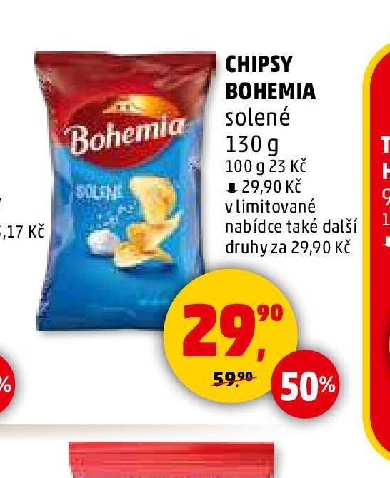CHIPSY BOHEMIA solené