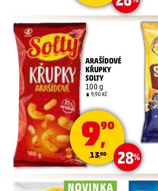 ARAŠÍDOVÉ KŘUPKY SOLTY