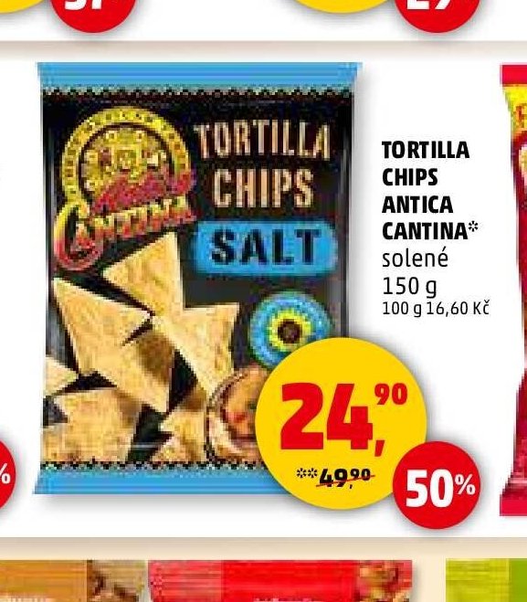 TORTILLA CHIPS ANTICA CANTINA solené
