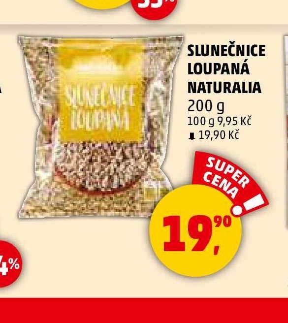 SLUNEČNICE LOUPANÁ NATURALIA