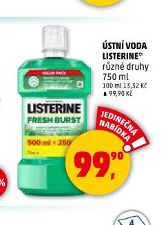 Ústní voda Listerine