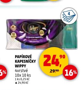Papírové kapesníčky Wippy