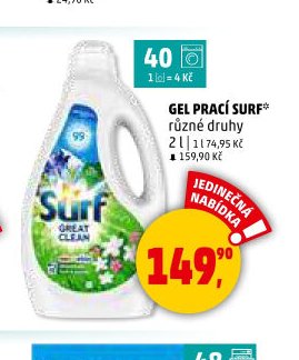 Gel prací Surf