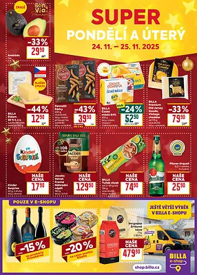 akční leták BILLA 19.11.2025-25.11.2025