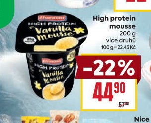 High protein mousse