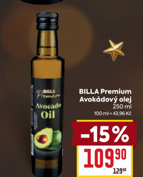 Avokádový olej Premium Billa