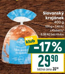 Chléb Slovanský krajánek Odkolek