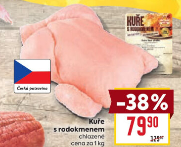 Kuře s rodokmenem Vodňanské kuře